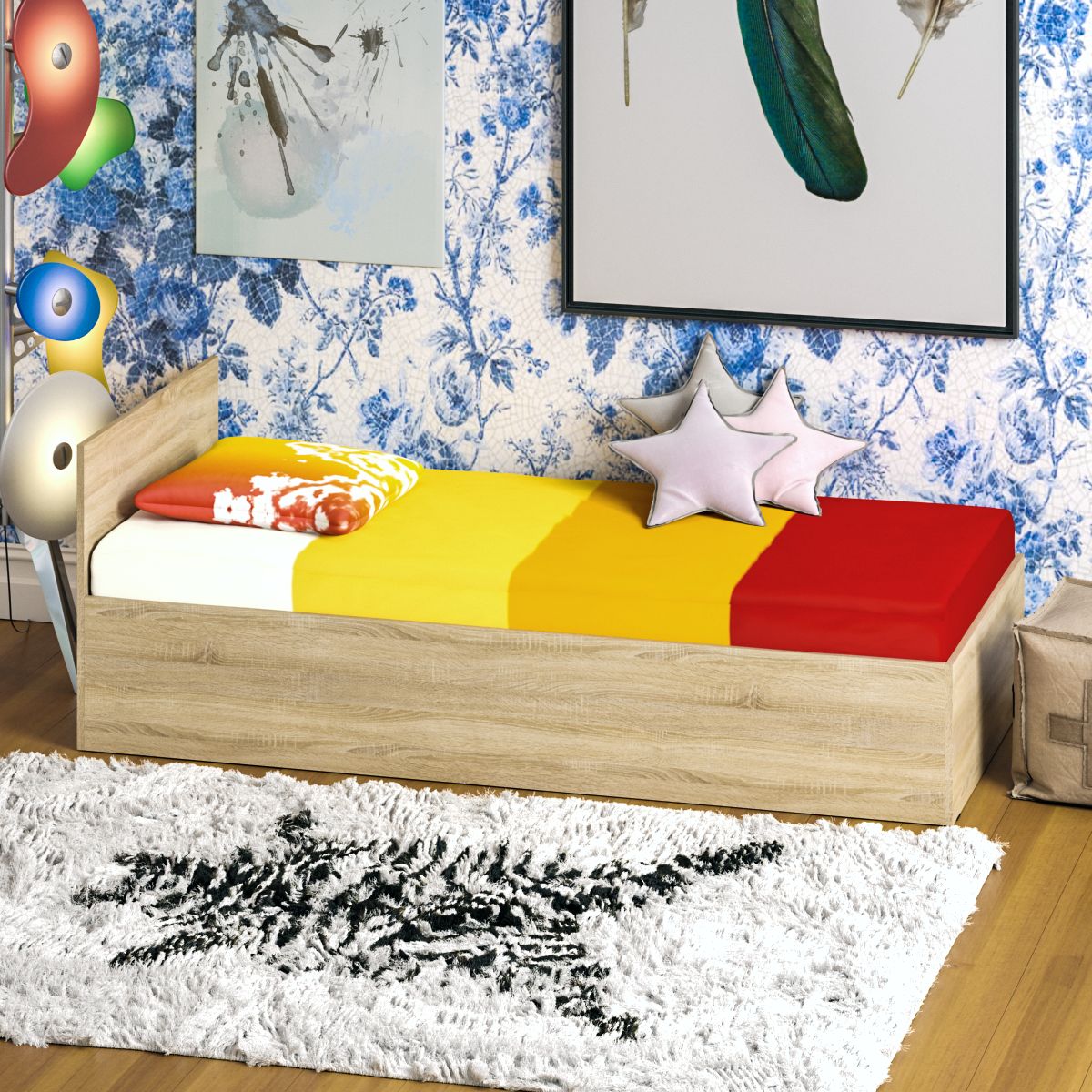 Стандарт Кровать 90 Сонома (без ящиков)