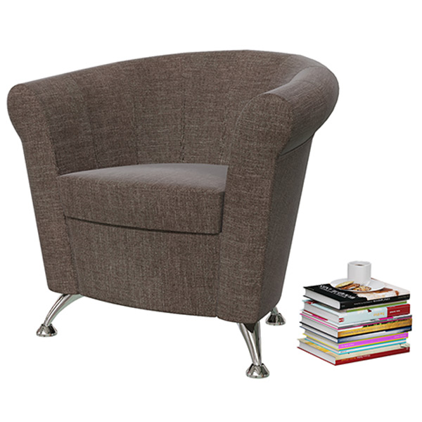 Лагуна 6-5116 Банкетка ткань тёмно-бежевая