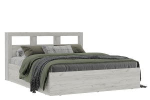 Гранд Кровать 140х200 с ортопедическим основанием Дуб крафт белый