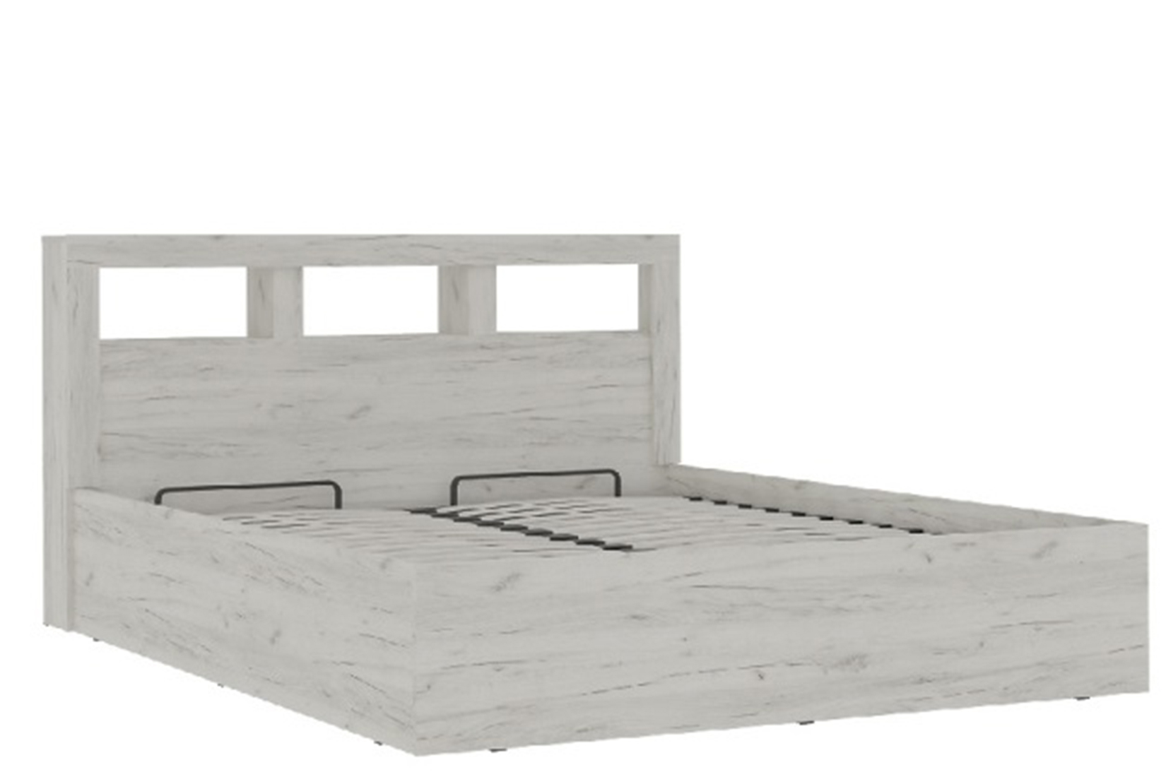 Гранд Кровать 160х200 с ортопедическим основанием Дуб крафт белый