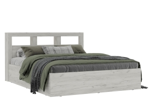 Гранд Кровать 160х200 с ортопедическим основанием Дуб крафт белый