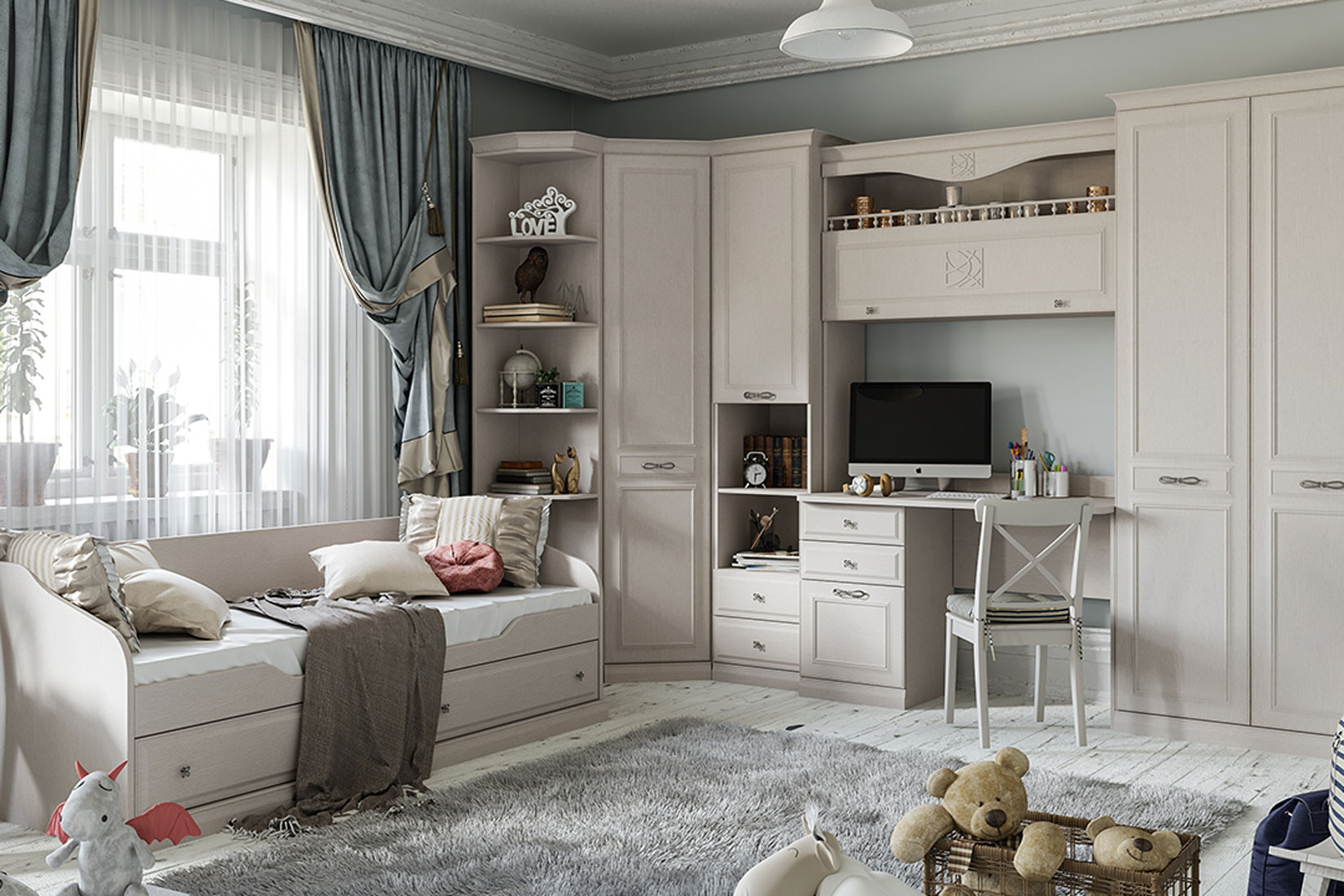 Сабрина детская спальня кашемир