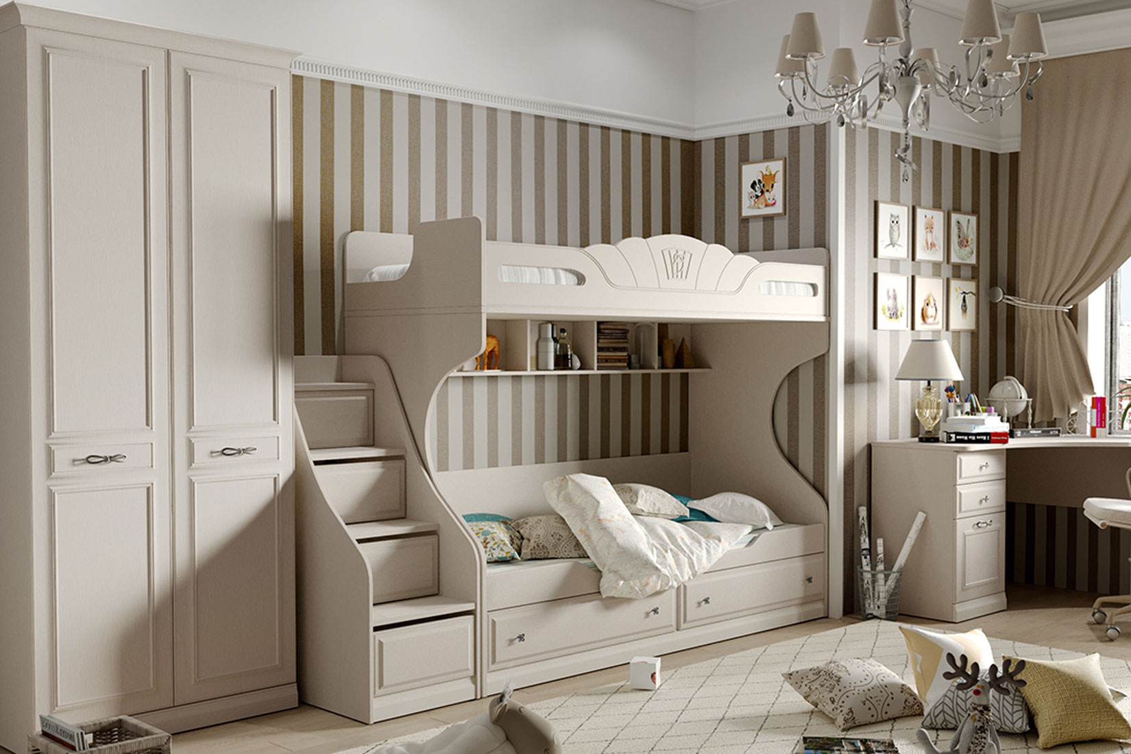 Сабрина детская спальня кашемир
