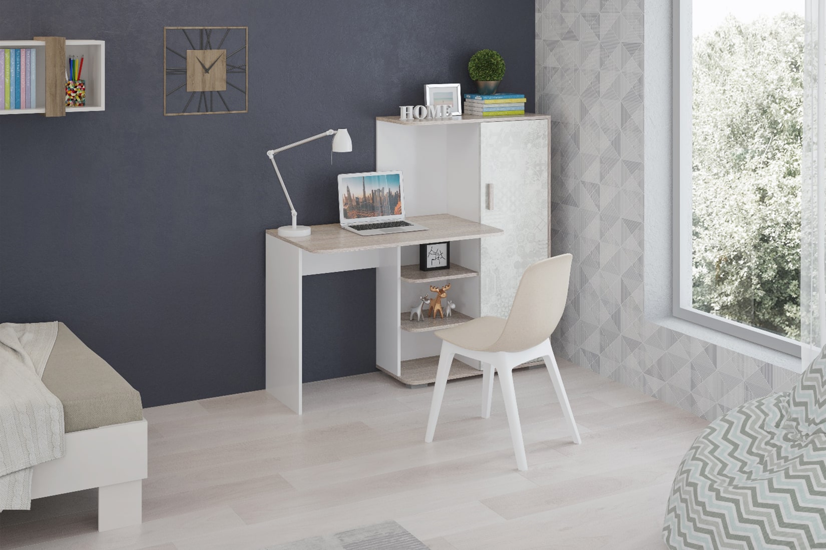 Стол компьютерный со шкафом Паскаль 1