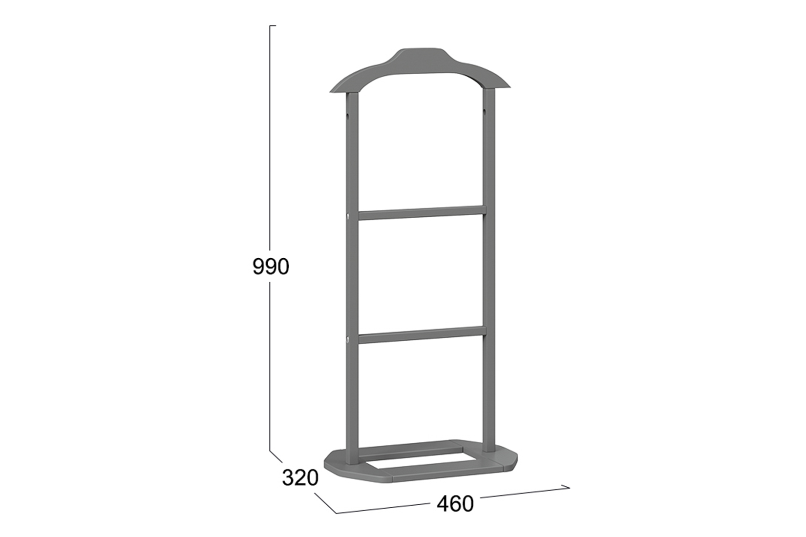 CIRTA 1 Вешалка напольная Графит