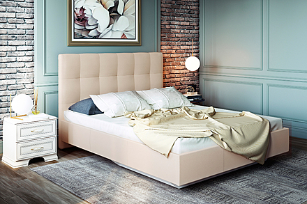 Каприз Кровать 180 латы (Найс Беж)