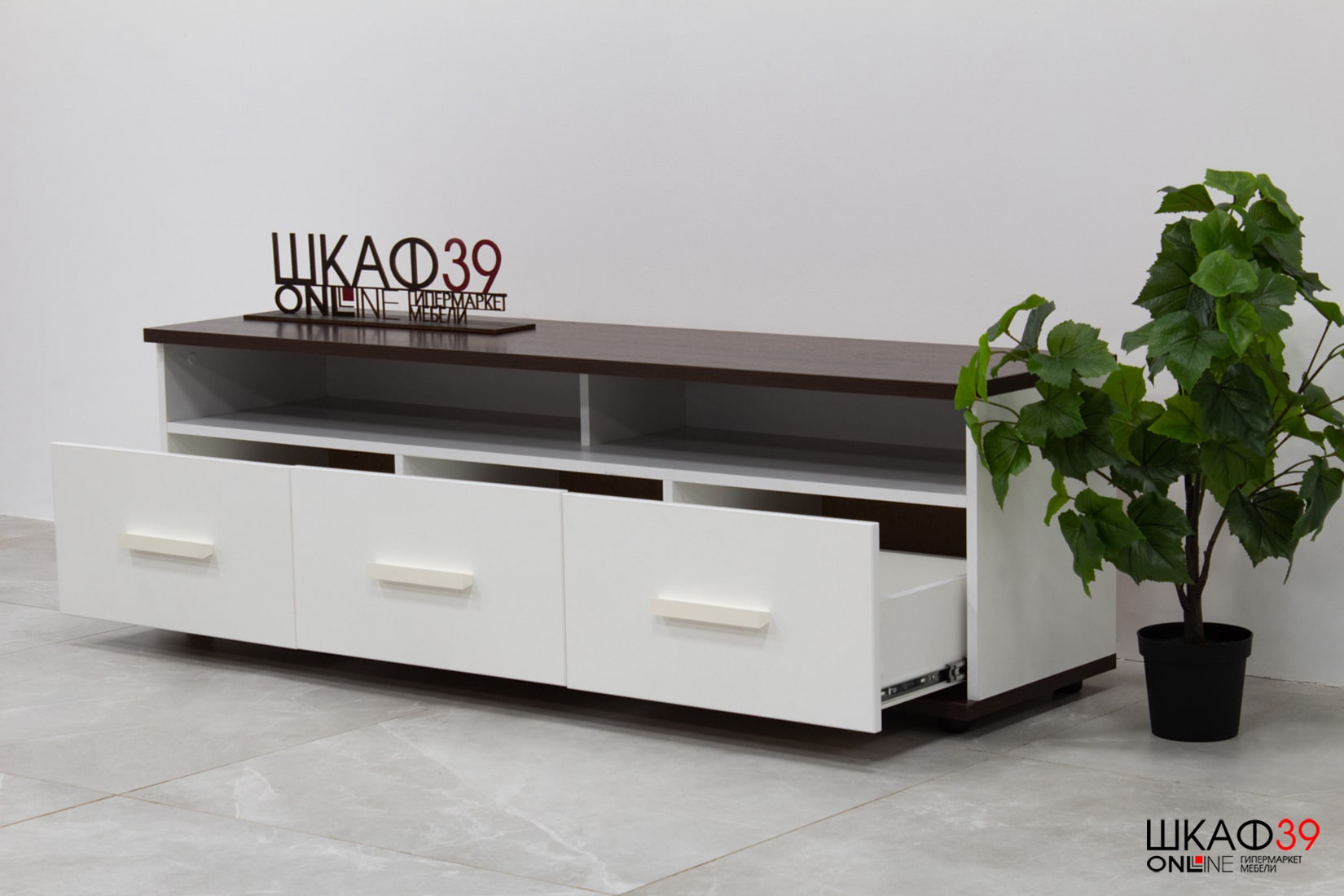 Тумба для ТВ с ящиками Норвуд 3