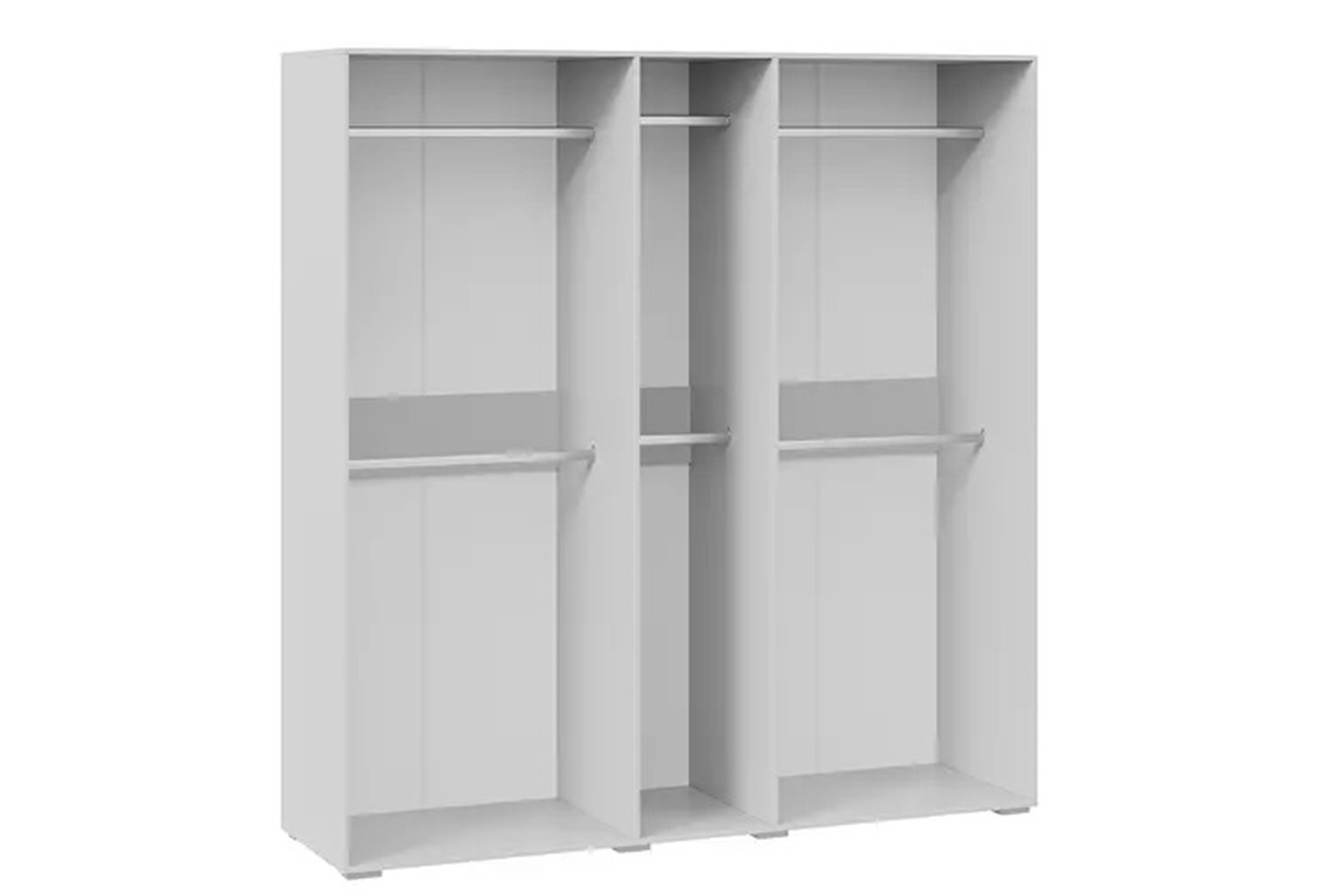 Нео Шкаф для одежды 5 дв. с зеркалом Белый