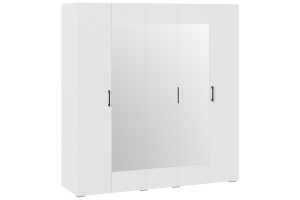 Нео Шкаф для одежды 5 дв. с зеркалом Белый