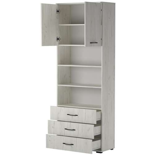 ИТАЛИЯ Шкаф ШК3Я-800 Крафт белый