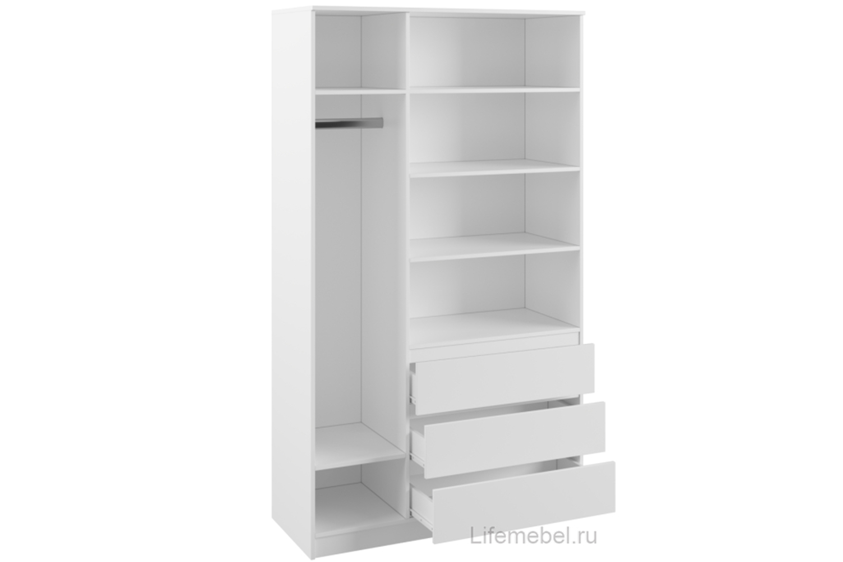 Мадера Шкаф ШМ 1200 Белый