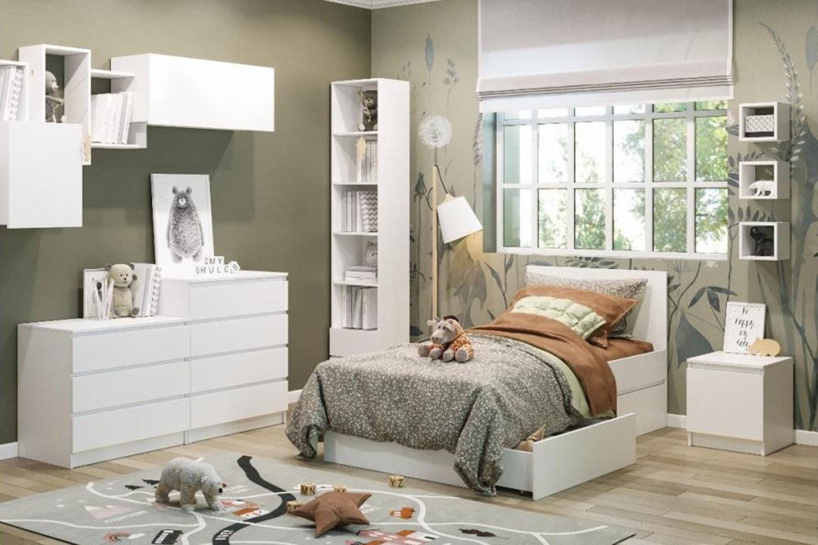 Мадера Полка НКМ Белый