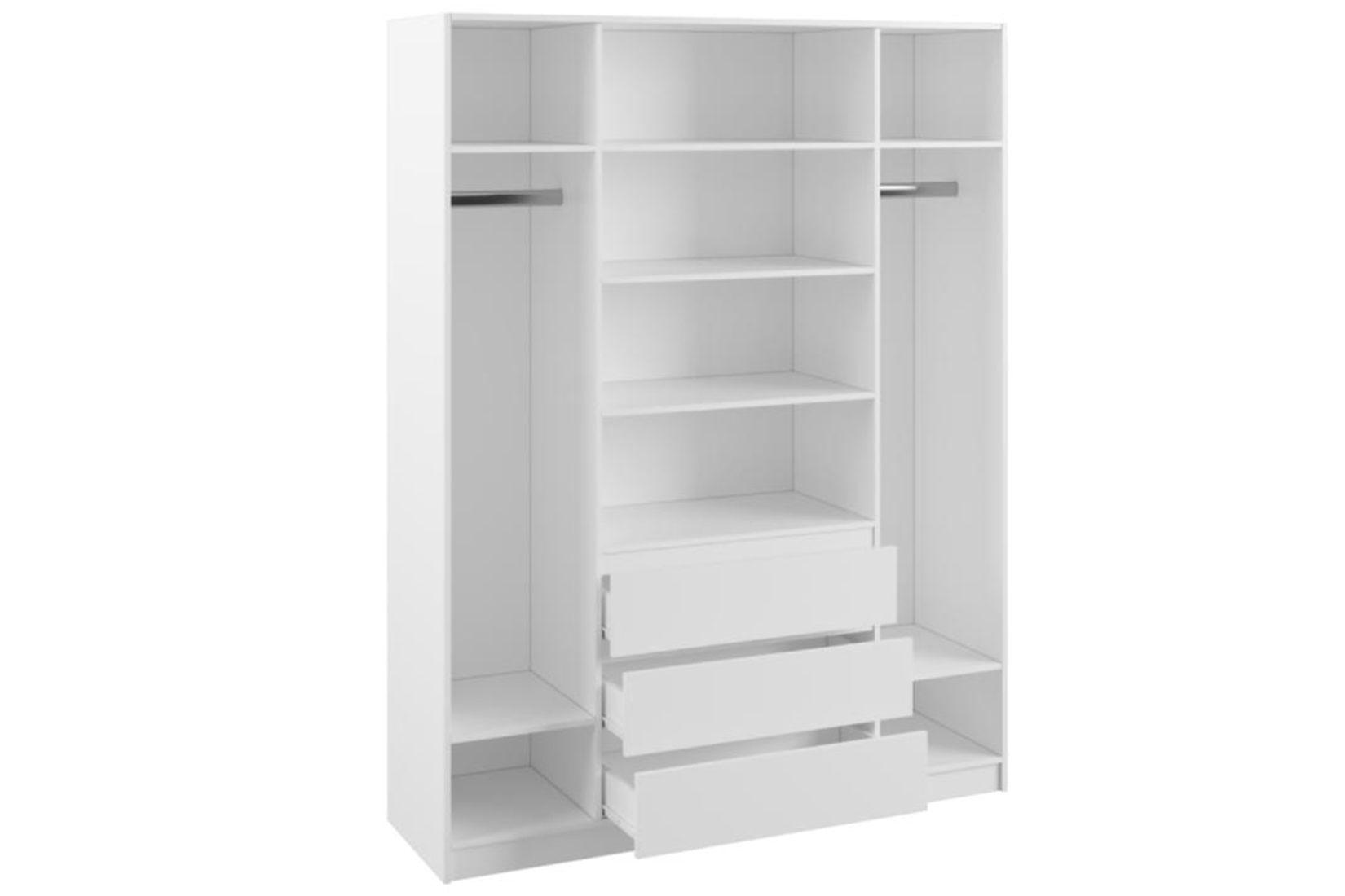 Мадера Шкаф 4-х ств. 160 Белый