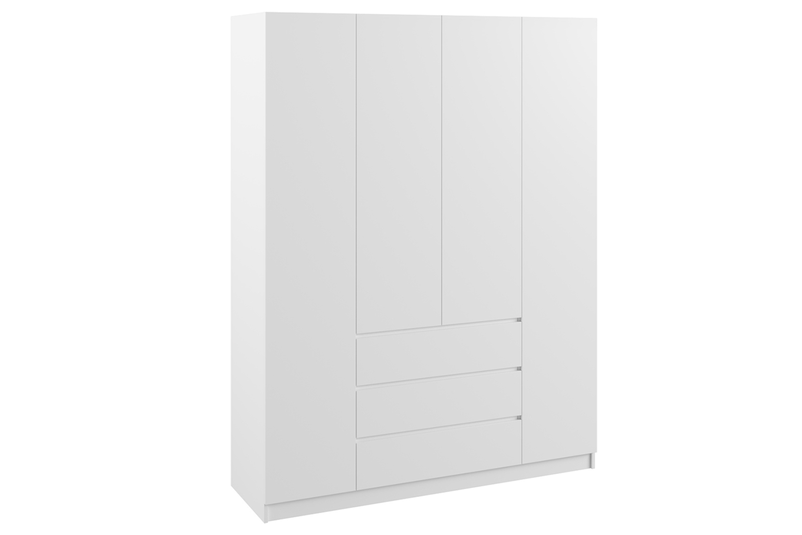 Мадера Шкаф 4-х ств. 160 Белый