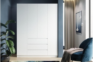 Мадера Шкаф 4-х ств. 160 Белый