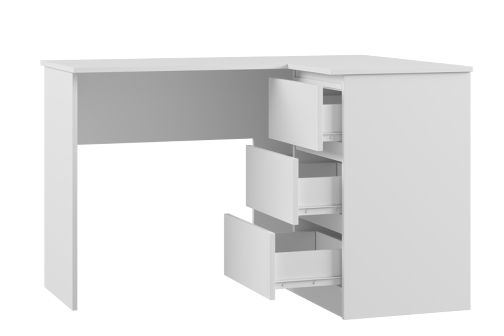 Мадера 1244 Стол письменный универсальный Белый
