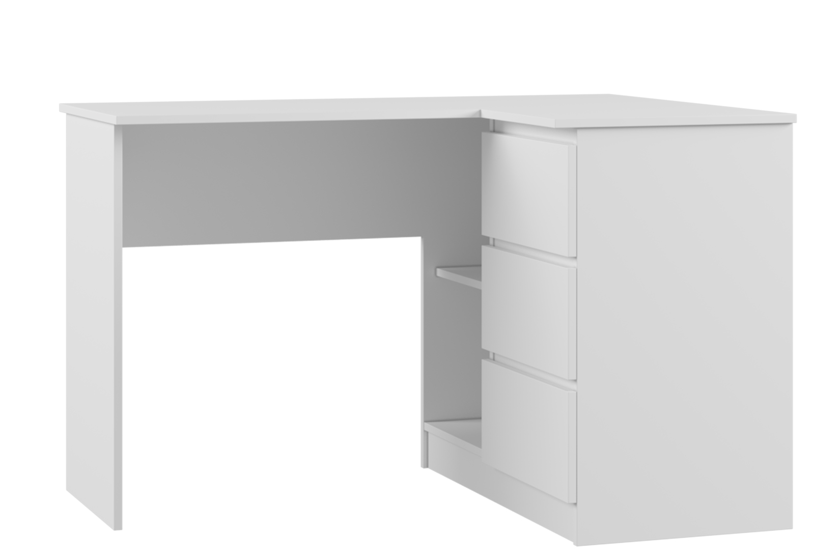 Мадера 1244 Стол письменный универсальный Белый