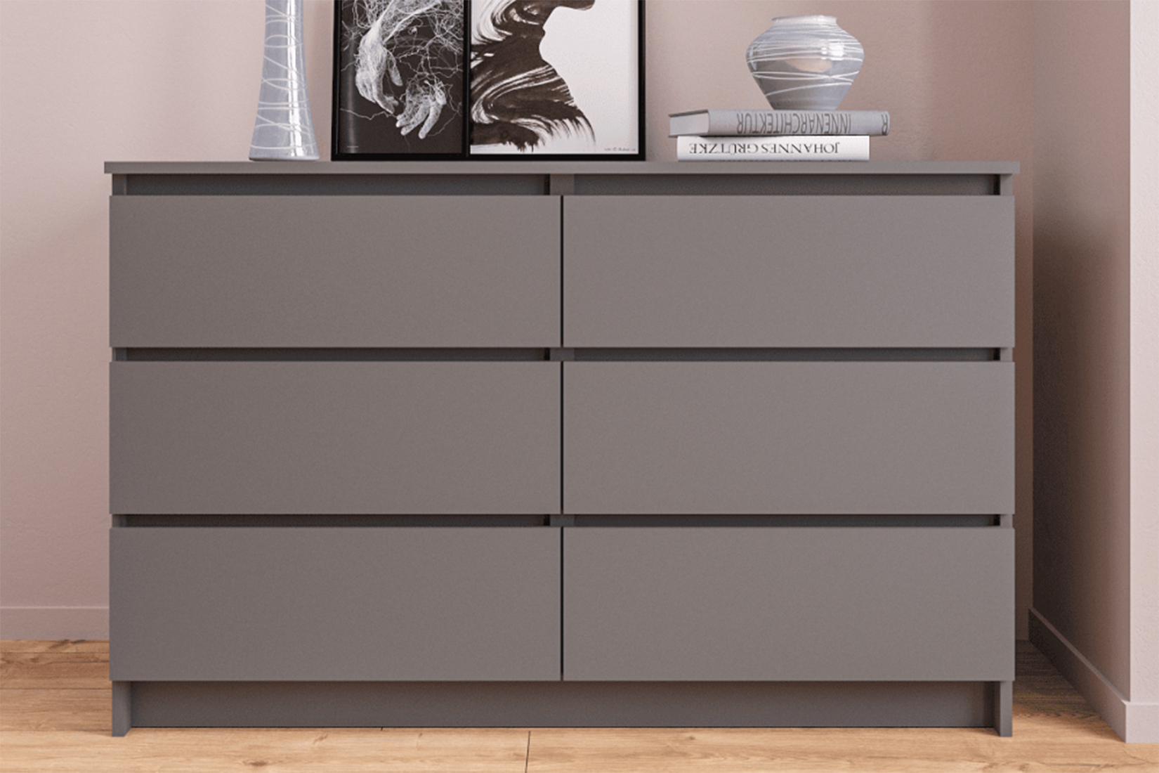 Мадера Комод К6М 120 Графит