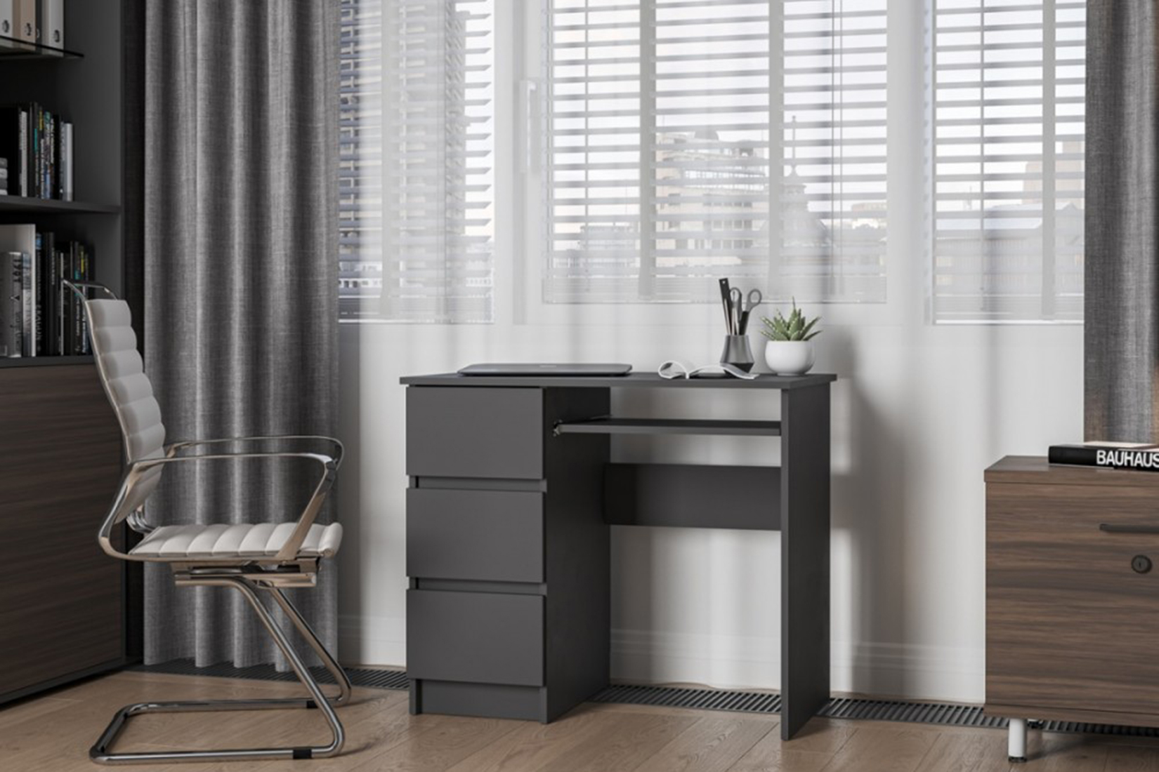 Мадера СМП 105 Стол письменный Графит