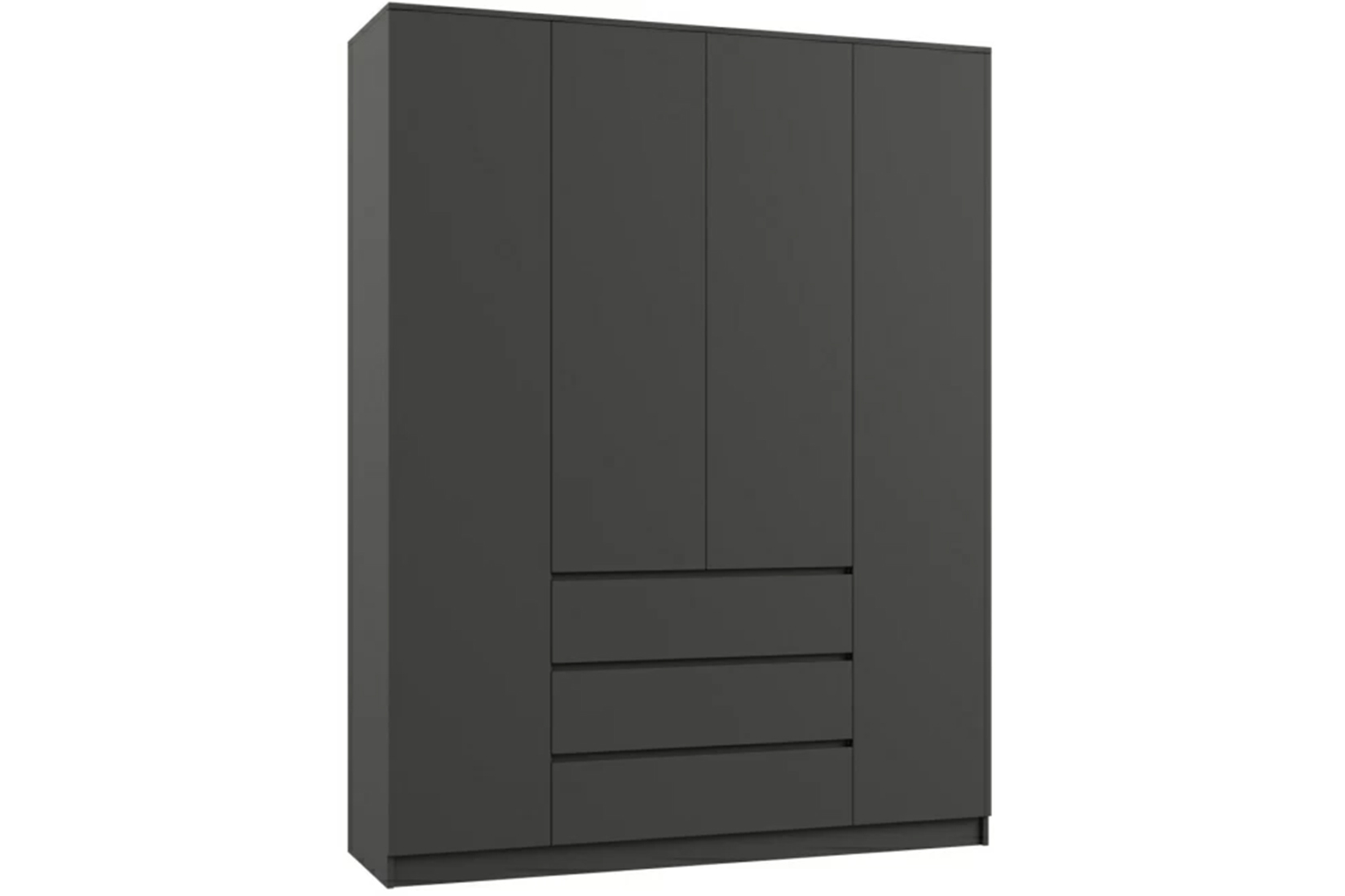 Мадера Шкаф 4-х ств. 160 Графит