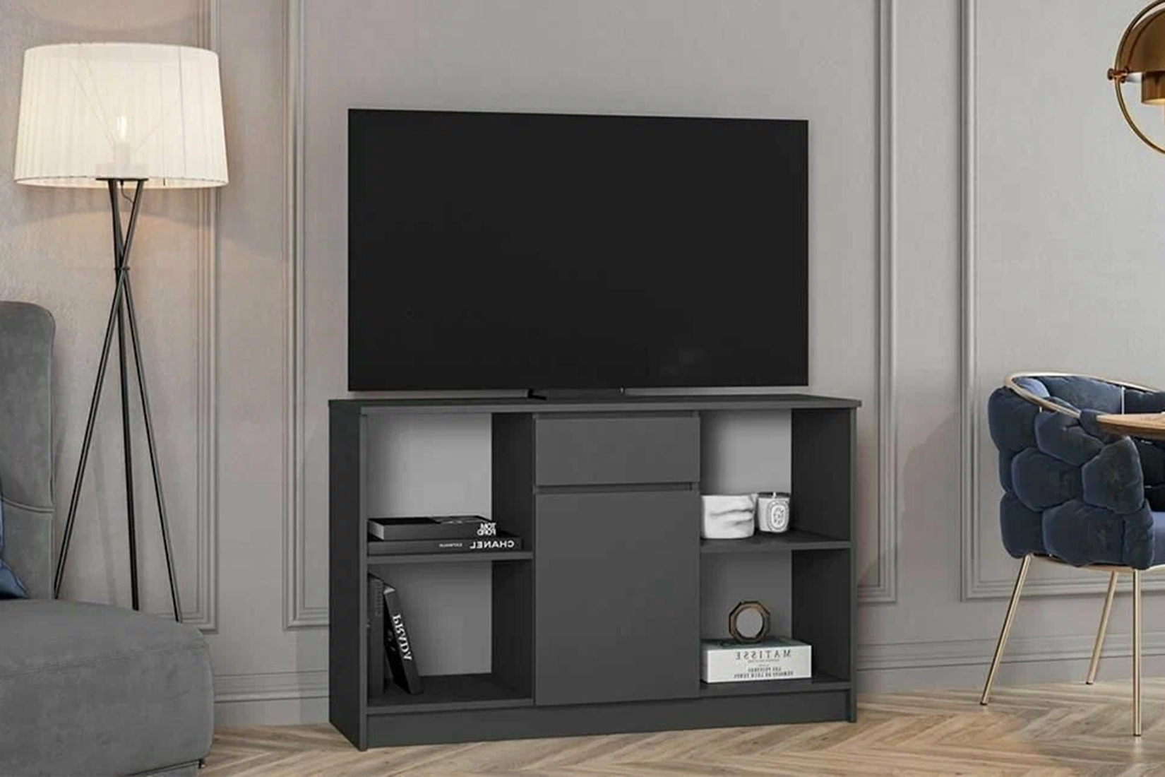 Мадера MTV-1 1200 Тумба ТВ Графит