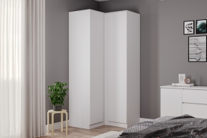 Мадера Шкаф угловой ШМУ Белый