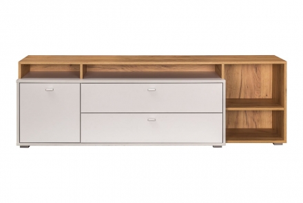 Бэль 10.92 Тумба Дуб крафт золотой/Белый