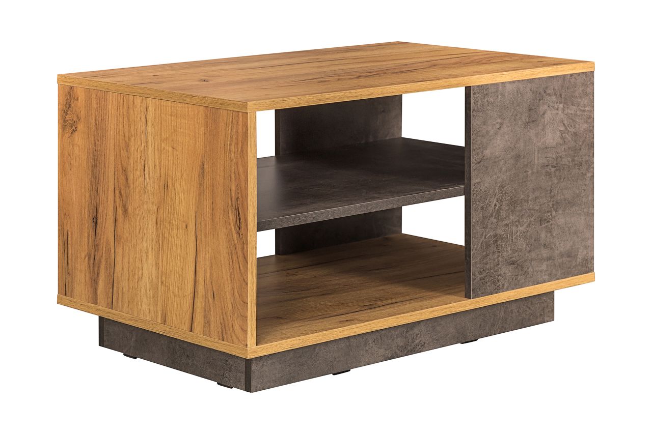 Арчи Стол журнальный 12.01 дуб крафт золотой/камень