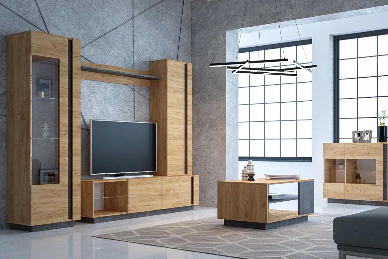 Арчи набор № 03 дуб крафт золотой/камень