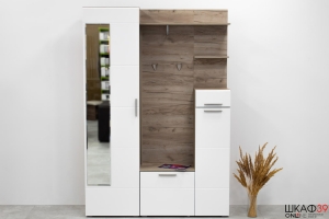 Лайн Прихожая белый глянец