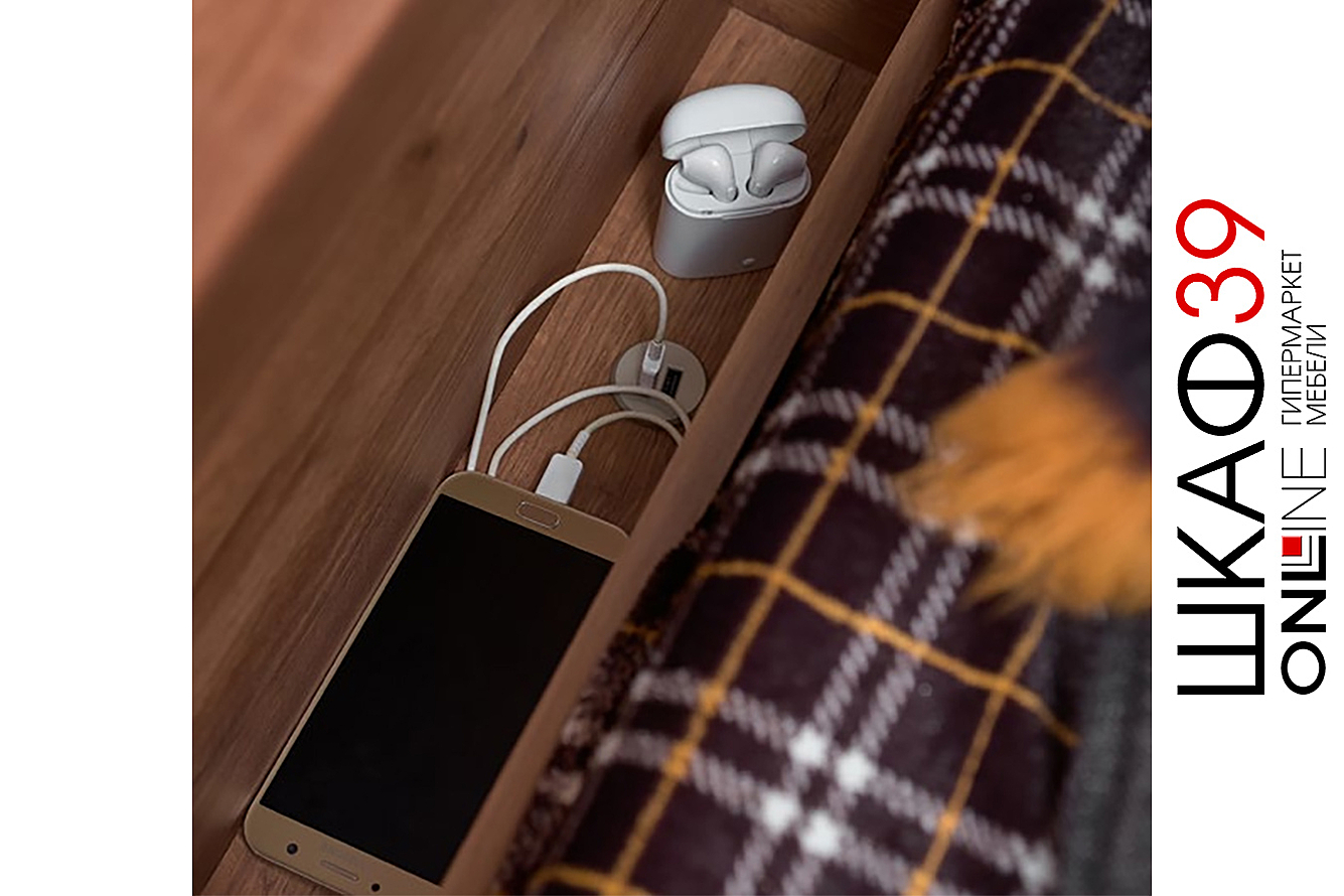 Кровать Nature 80 90х190, дуб табачный