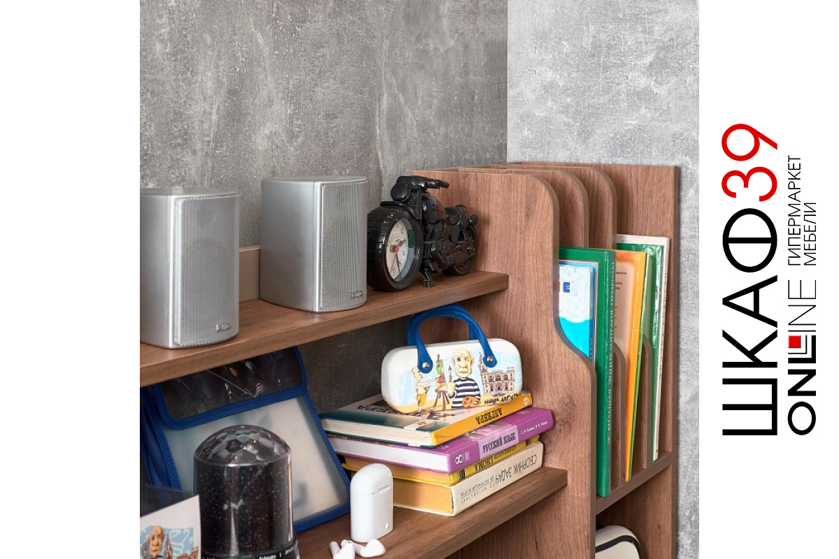 Стеллаж-надстройка Nature 85, дуб табачный