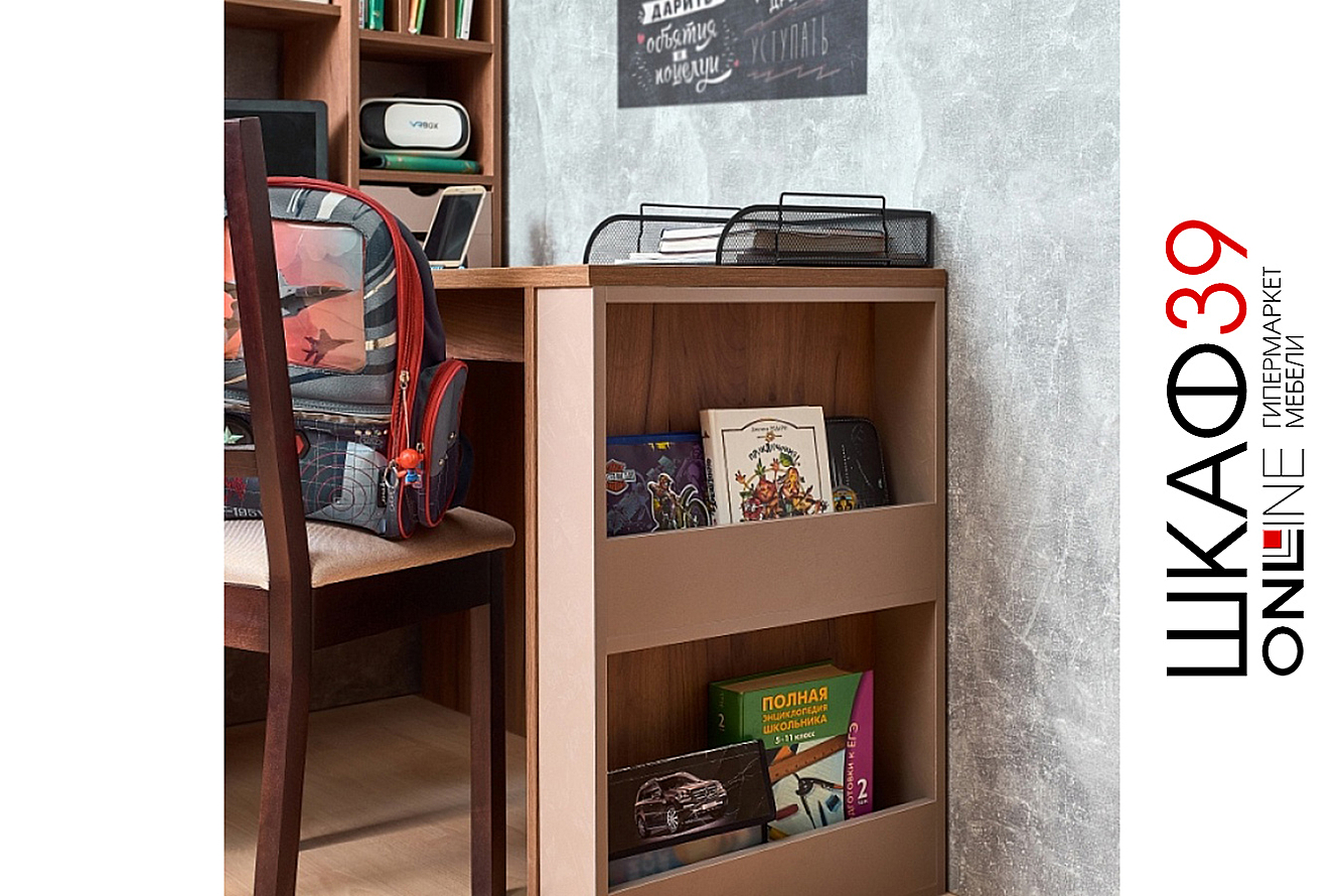 Стол приставной угловой Nature 86, дуб табачный