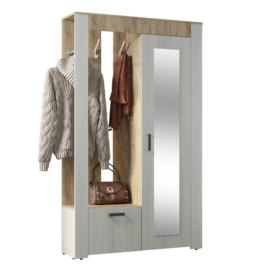 Франк Прихожая (Крафт/Ясень белый)