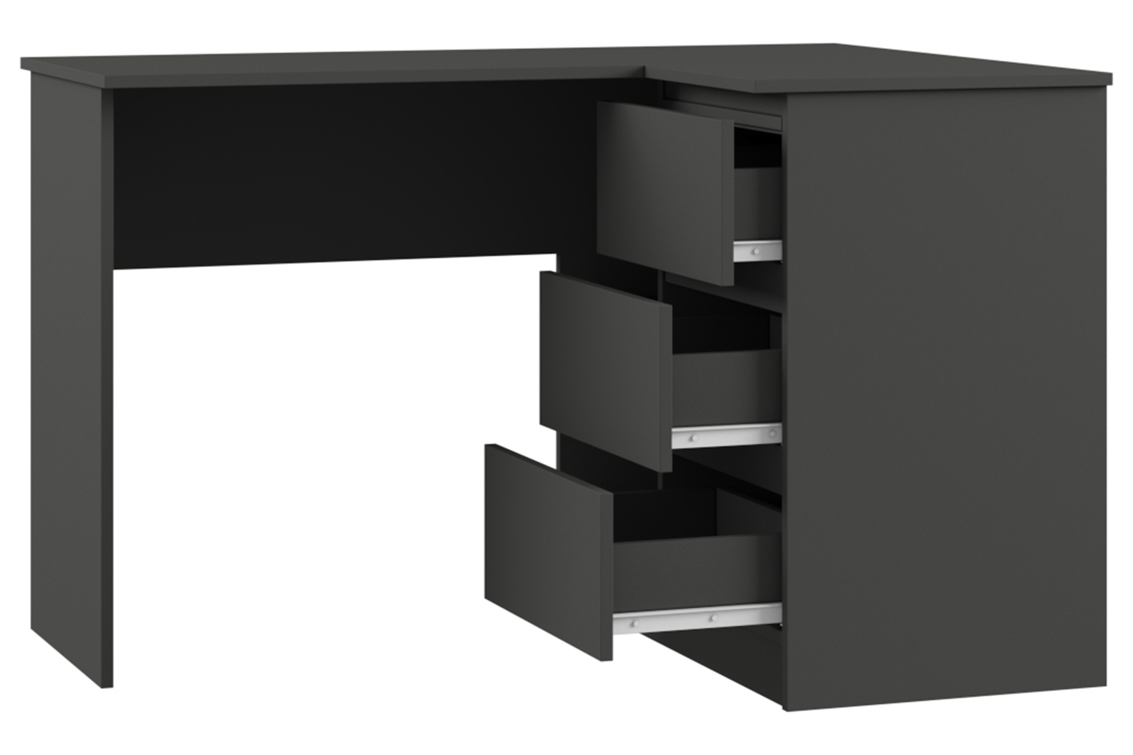 Мадера 1244 Стол письменный универсальный Графит