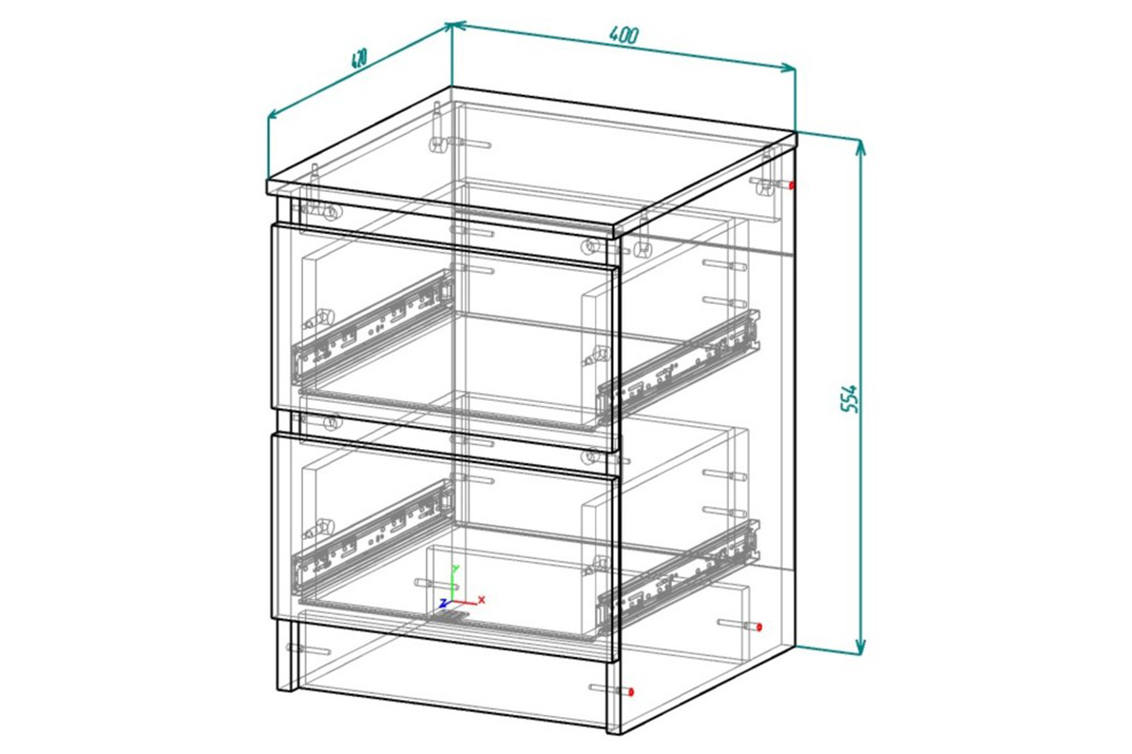 Мадера Тумба Т2М Белый