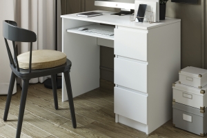 Мадера СМП 105 Стол письменный Белый