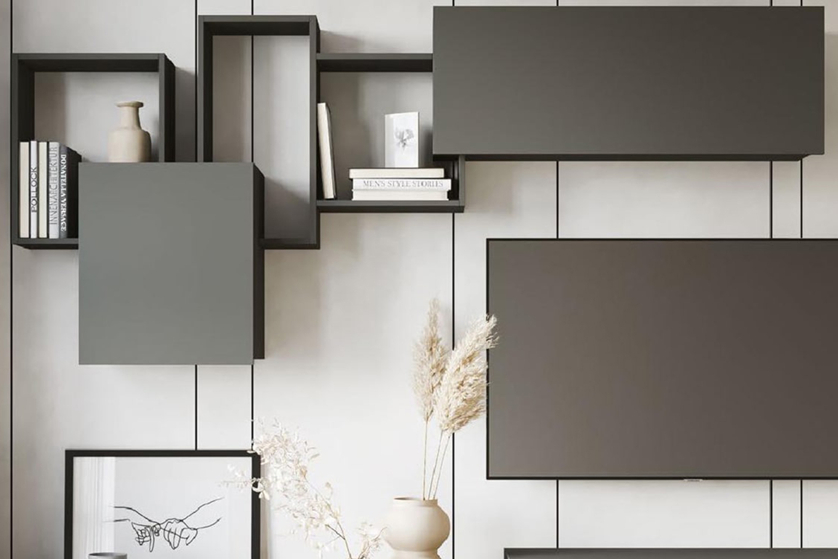 Мадера НМ Секция навесная Графит