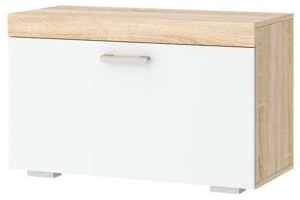 Соната ОС-800 Обувница Дуб Сонома/Белый глянец