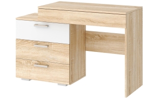 Соната СКС-1200 Стол косметический Дуб Сонома/Белый глянец