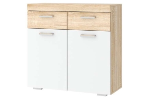 Соната ТС-900 Тумба Дуб Сонома/Белый глянец