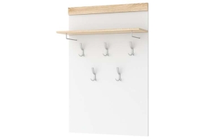 Соната ВШС-800 Вешалка Дуб Сонома/Белый глянец