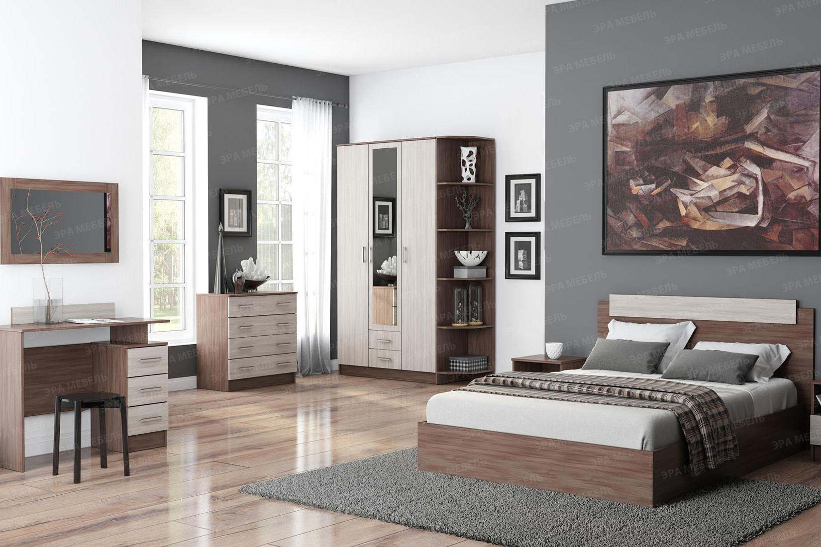 Эко Пенал Торцевой открытый Ясень шимо темный