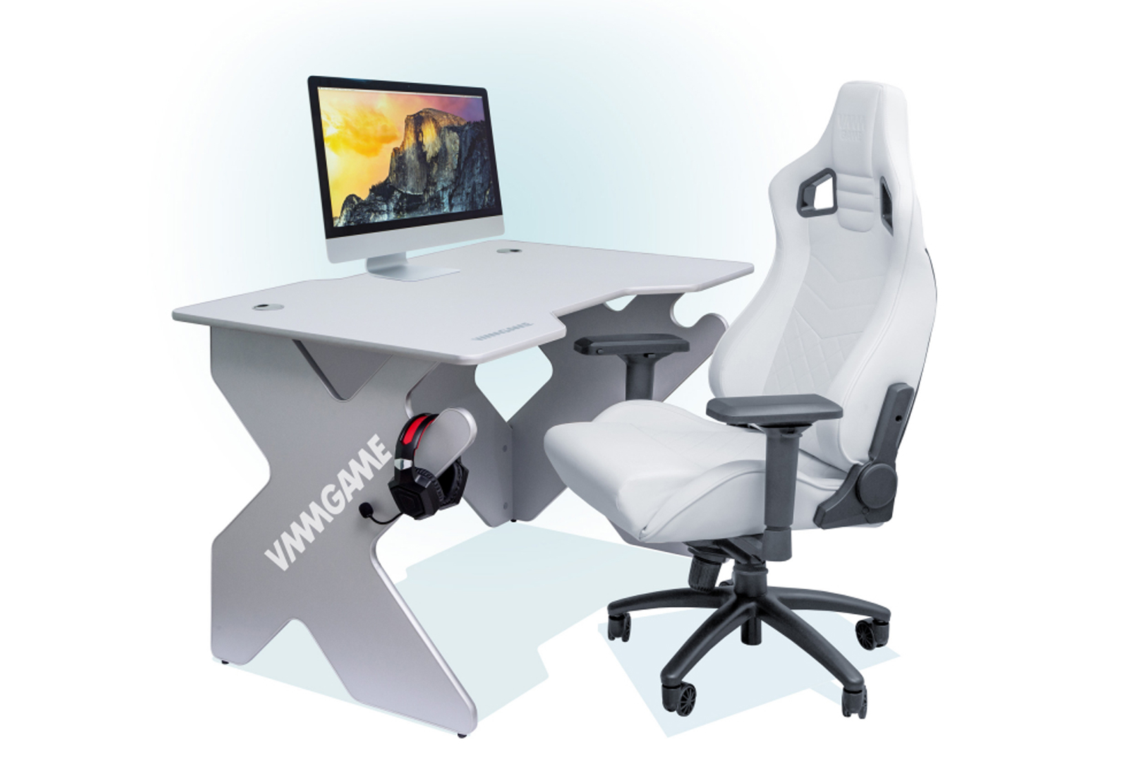 VMMGAME Space 140 Lunar ST-4SL Стол компьютерный Серебристый/Хром