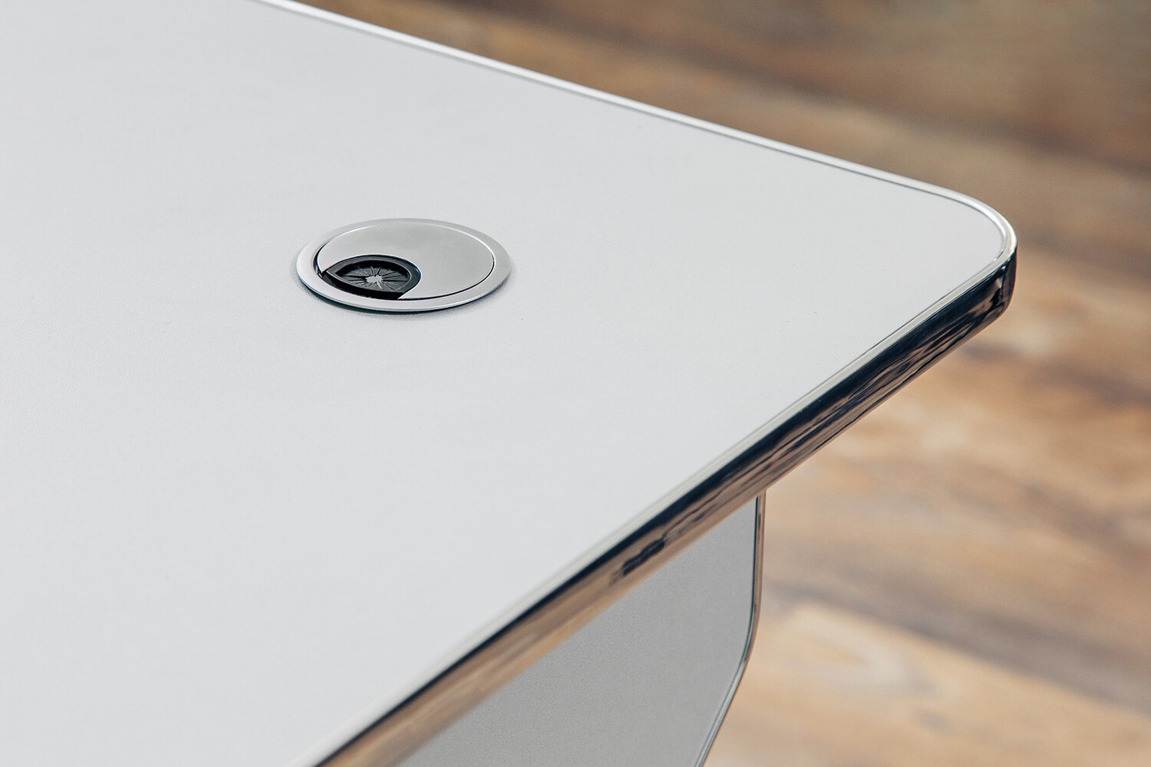 VMMGAME Space 140 Lunar ST-4SL Стол компьютерный Серебристый/Хром