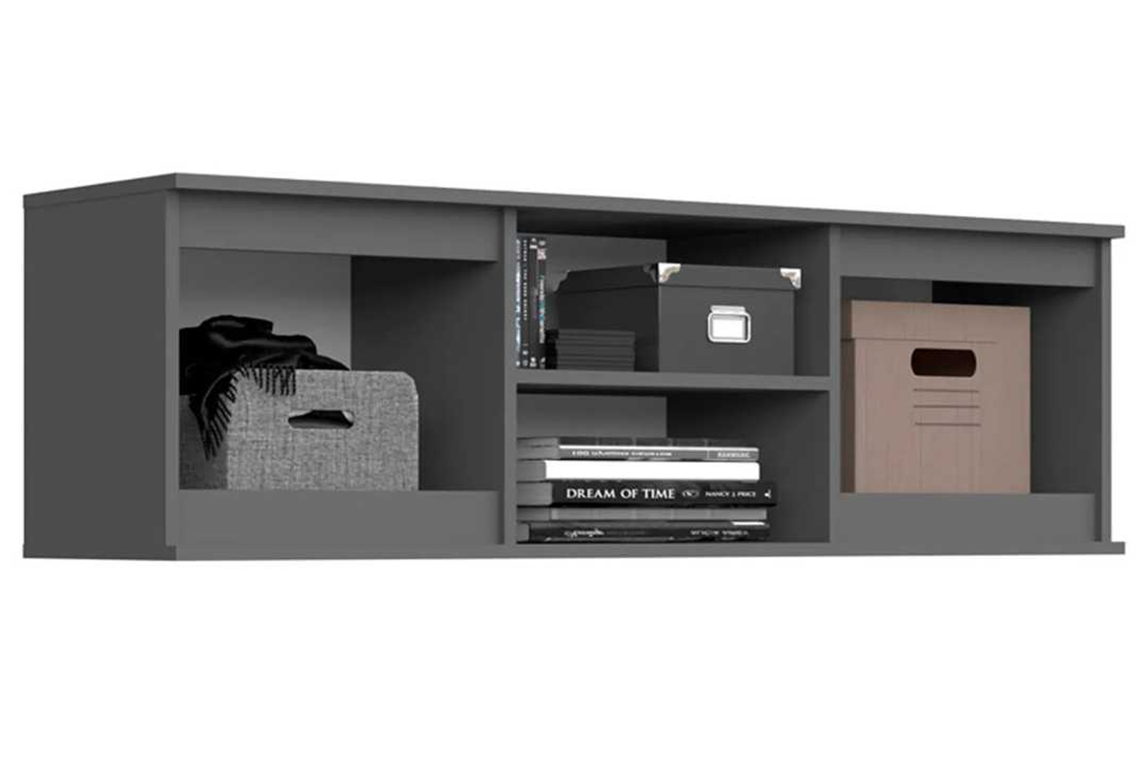 Челси Антресоль к шкафу 1200 Графит