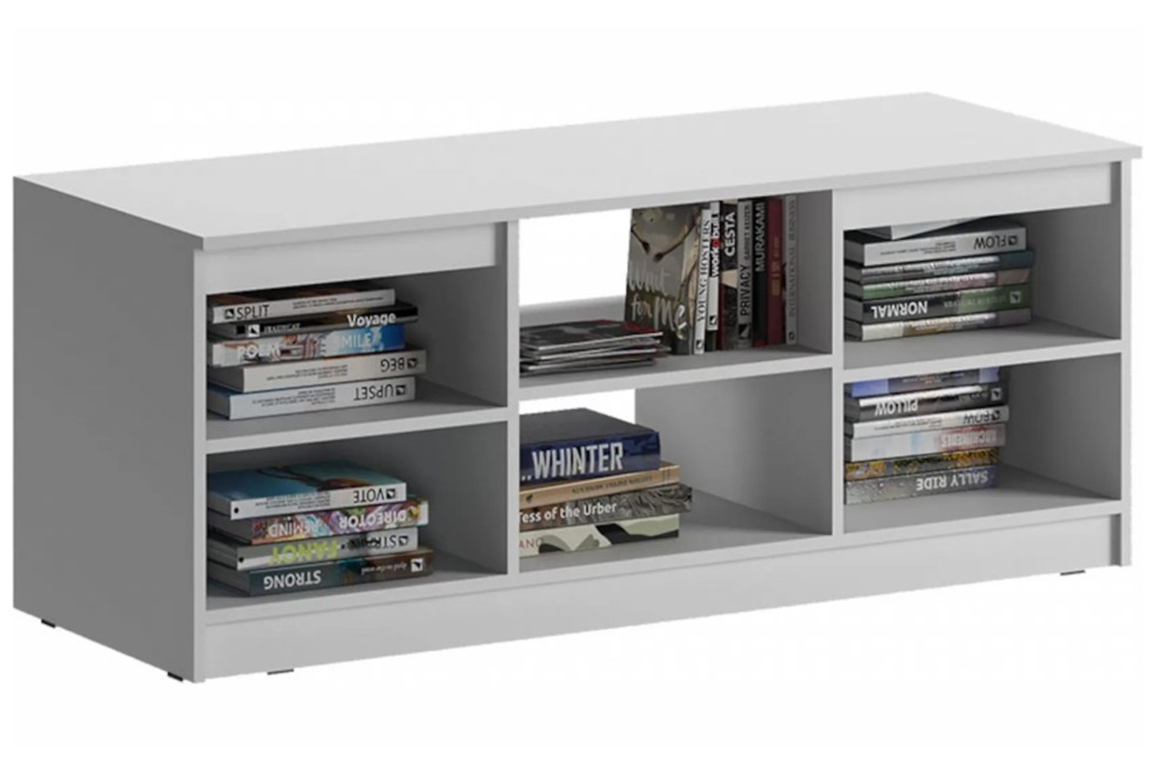 Челси Тумба ТВ Белый глянец/Белый