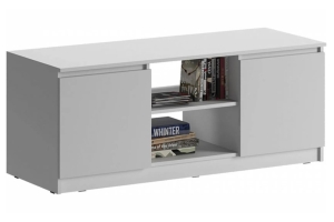 Челси Тумба ТВ Белый глянец/Белый