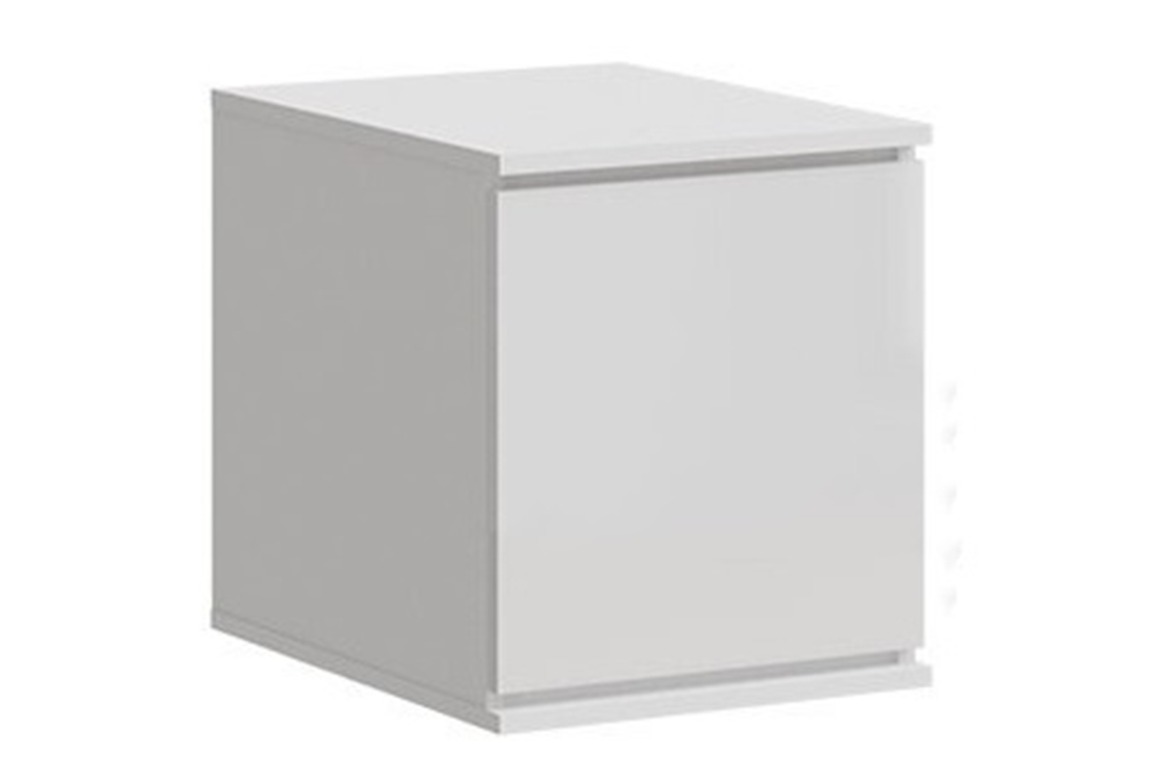 Челси Антресоль к пеналу 400 Белый/Белый глянец