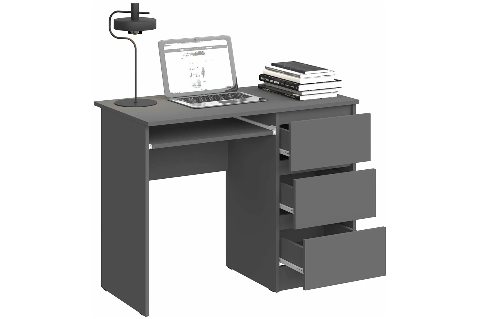 Челси Стол письменный Графит